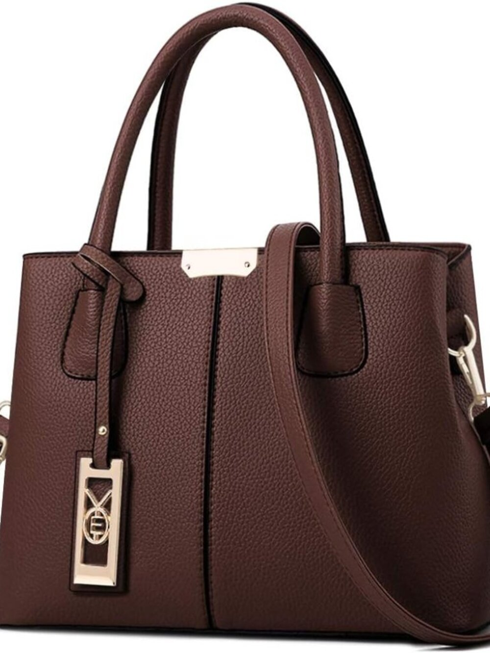 Women's D Coffee Shoulder Tote Bags Top Handle Satchel Purses and Handbags